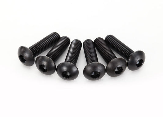 Traxxas Screws, 4x15mm button-head machine (hex drive) (6) TRA2594