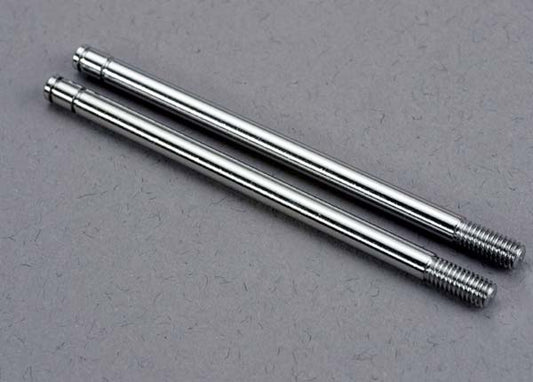 Traxxas Shock shafts, steel, chrome finish (xx-long) (2) TRA2656