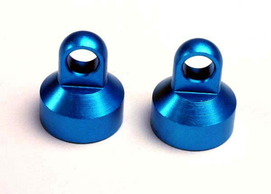 TRA2760 Traxxas Aluminum Shock Cap (Blue) (2)