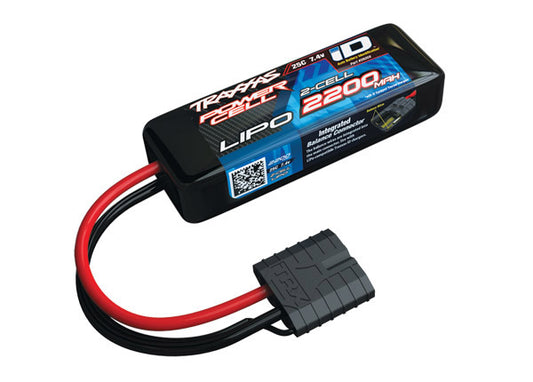 Traxxas 2200mAh 2S 7.4V 25C LiPo iD Connector TRA2820X