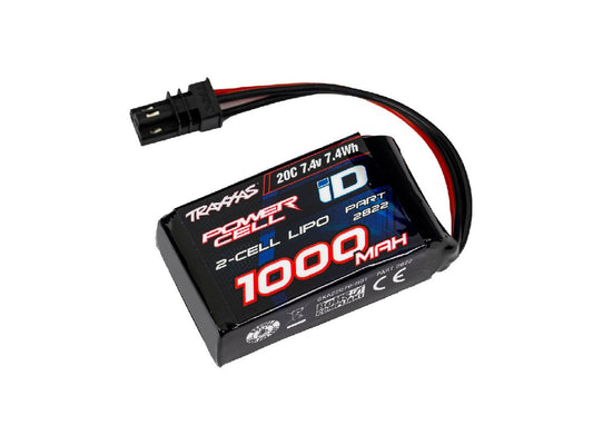 Traxxas 1000mAh 2S 7.4V 20C LiPo Battery (fits TRX-4M) TRA2822