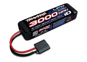 Traxxas 3000mAh 2S 7.4V 20C 2-Cell LiPo iD Battery TRA2827X