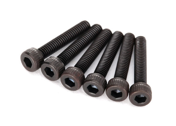 TRA3234 Traxxas Screws, 2.5x14mm cap-head machine (hex drive) (6)