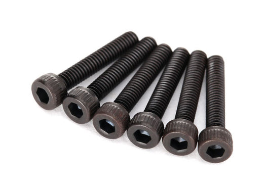 TRA3234 Traxxas Screws, 2.5x14mm cap-head machine (hex drive) (6)