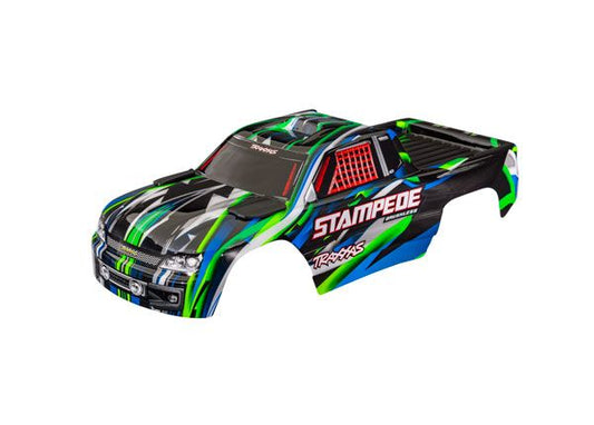 Traxxas Body, Stampede, green (painted, for clipless mounting) TRA3620A-GRN