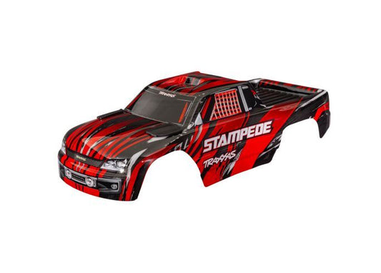 Traxxas Body Stampede Red Clipless TRA3620A-RED