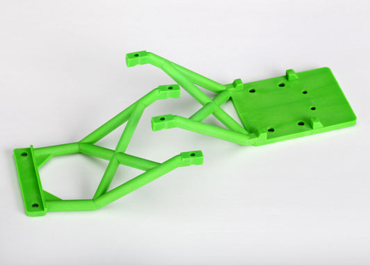 TRA3623A Traxxas Front &amp; Rear Skid Plate Set (Green) (Grave Digger)