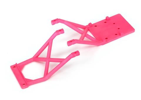 TRA3623P Traxxas Skid Plates (Pink) (Front &amp; Rear) Stampede