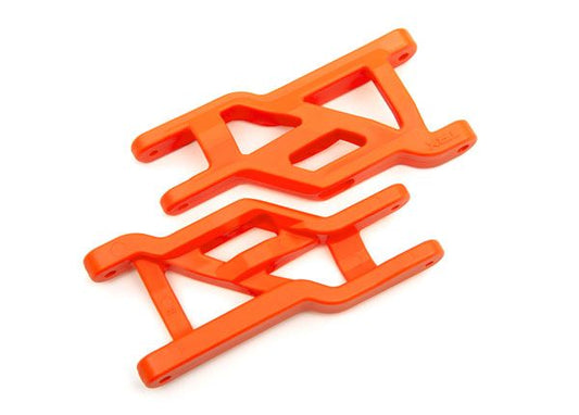 TRA3631T Traxxas Suspension arms, front (orange) (2) (heavy duty, cold weather material)