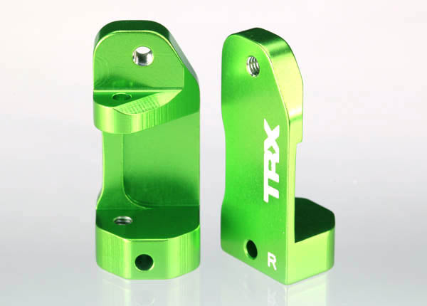 TRA3632G Traxxas L/R Aluminum Caster Blocks 30Â° (Green)(TRA3640 may be required)