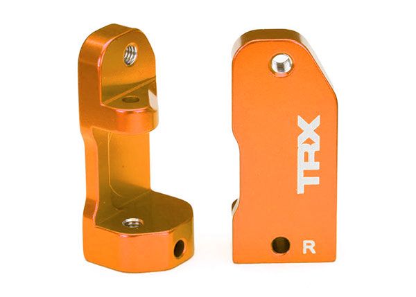 TRA3632T Traxxas L/R Aluminim Caster Blocks 30Â° (Orange)(TRA3640 may be required)