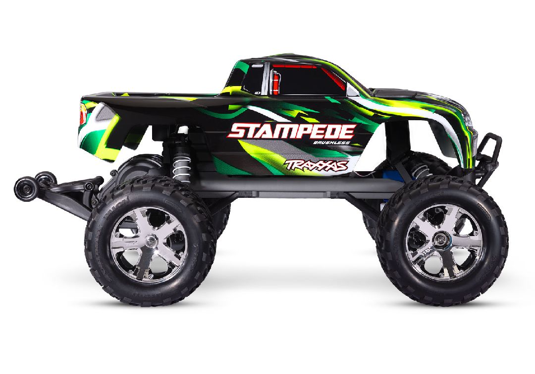 Traxxas 1/10 Stampede 2WD BL-2S HD Clipless - Green TRA36354-4GREEN