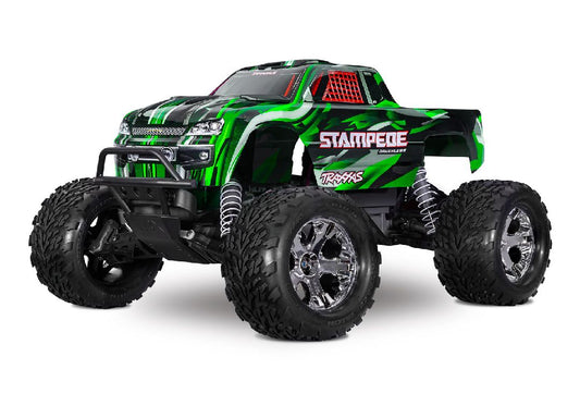 Traxxas 1/10 Stampede 2WD BL-2S HD Clipless - Green TRA36354-4GREEN