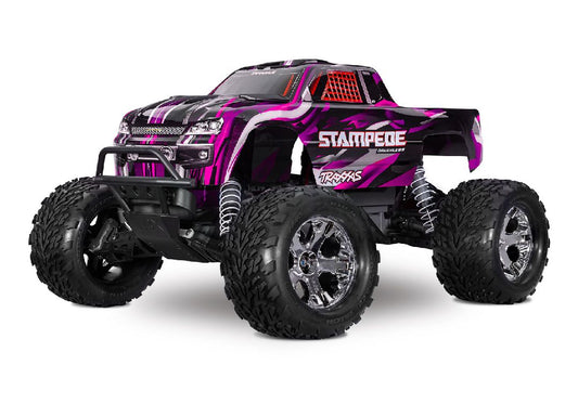 Traxxas 1/10 Stampede 2WD BL-2S HD Clipless - PINK TRA36354-4PINK
