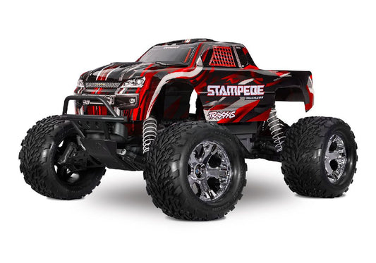 Traxxas 1/10 Stampede 2WD BL-2S HD Clipless - RED TRA36354-4RED