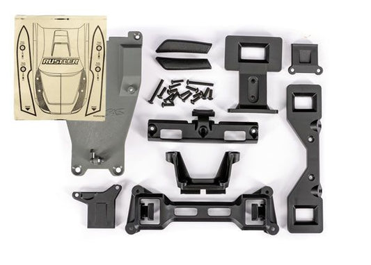 Traxxas Body conversion kit, Rustler (for clipless mounting) TRA3734R