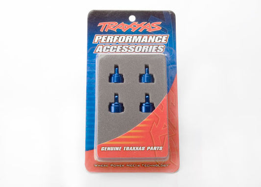 Traxxas Aluminum Ultra Shock Cap (Blue) (4) TRA3767A