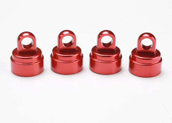 Traxxas Aluminum Ultra Shock Cap (Red) (4) TRA3767X