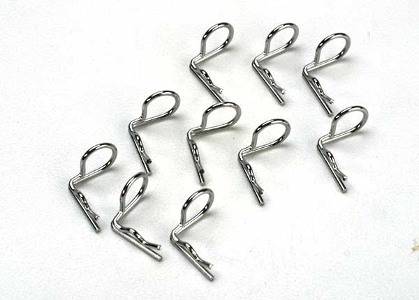 TRA3935 Traxxas Body Clips (Angled, 90°