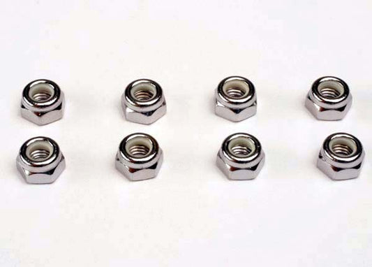 Traxxas Nuts, 5mm nylon locking (8) TRA4147