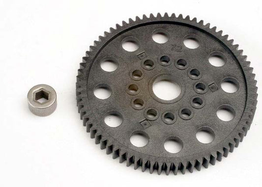 Traxxas Spur gear (72-Tooth) (32-pitch) w/bushing TRA4472