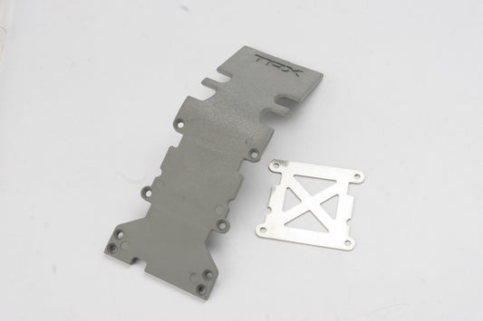 Traxxas Rear Skidplate (Grey) (TMX 3.3) TRA4938A