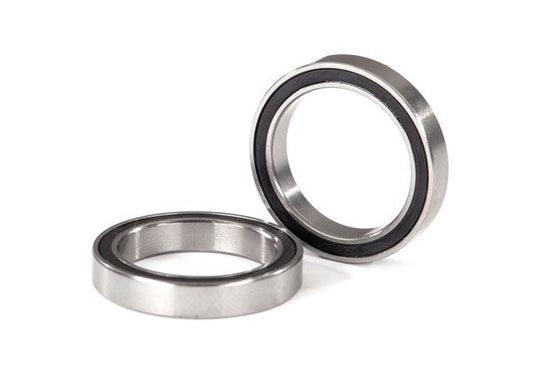 Traxxas Ball bearings, black rubber sealed (17x23x4mm) (2) TRA5098A
