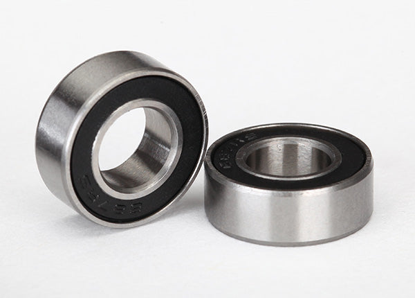 Traxxas Ball bearing, Black rubber sealed (7x14x5mm) (2) TRA5103A