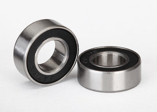 Traxxas Ball bearing, Black rubber sealed (7x14x5mm) (2) TRA5103A