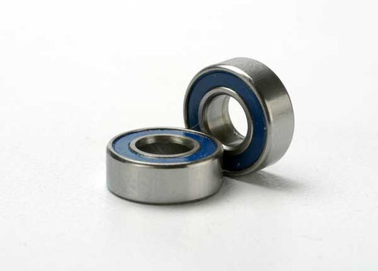 Traxxas Ball Bearing, Blue Rubber Sealed (5x11x4mm) (2) TRA5116
