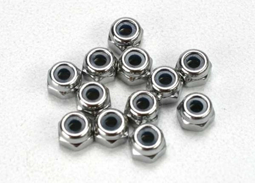 TRA5158 Traxxas 2.5mm Nylon Locknuts (12)
