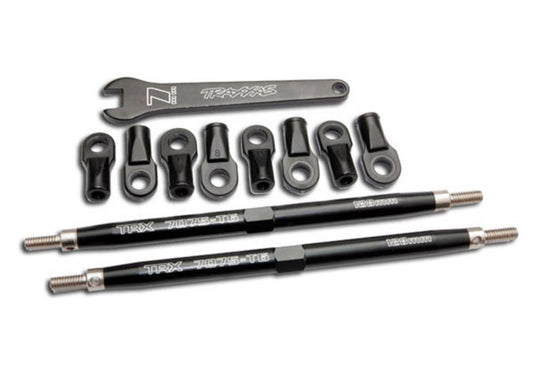 TRA5338A Traxxas Front/Rear Toe Links, Aluminum (Black) Revo