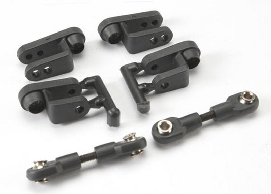 TRA5345R Traxxas Servo Horns, Steering, Long(2), Short (2)/Linkage, Steering (3x20mm Turnbuckle)(2)/Rod Ends (short)(4)/hollow balls (4)
