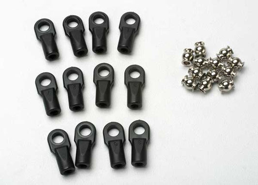Traxxas Large Rod Ends w/Hollow Balls (12) TRA5347