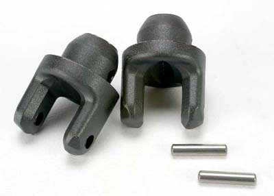 TRA5453 Traxxas Revo Yokes, stub axle (2)/ pins (2)
