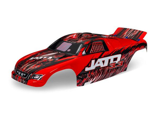 TRA5511A Traxxas Body, Jato, Red (Painted, Decals Applied)