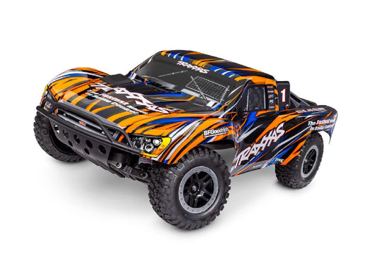 Traxxas 1/10 Slash 2WD, BL-2s HD Brushless, Clipless - Orange TRA58334-4ORANGE