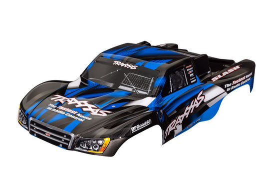 TRA5851X Traxxas Body, Slash 2WD (Also Fits Slash VXL &amp; Slash 4X4), Blue (Painted, Decals Applied)