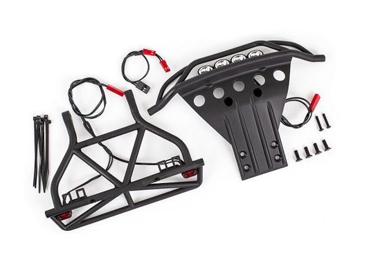 TRA5894 Traxxas LED light set, complete (includes front and rear bumpers with LED light bar, rear LED harness, &amp; BEC Y-harness) Fits 2WD Slash