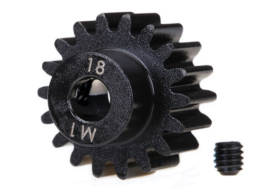 Traxxas Mod 1 Machined Pinion Gear 5mm Shaft (18) (compatible with steel spur gears) TRA6491R