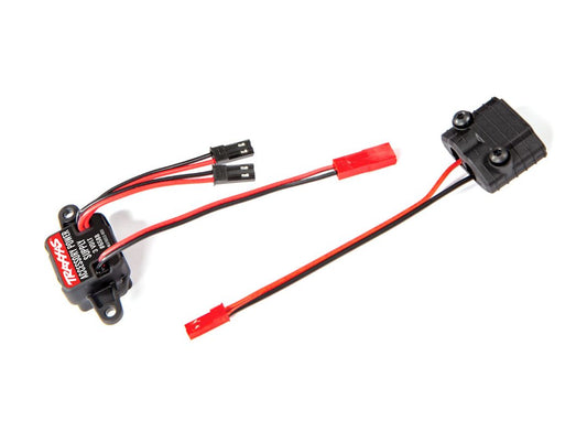 TRA6588 Traxxas Accessory power supply (regulated, 3V, 3 amp)/ power tap connector (with cable)/ 3x10 BCS (2)/ 2.6x8 BCS (2)
