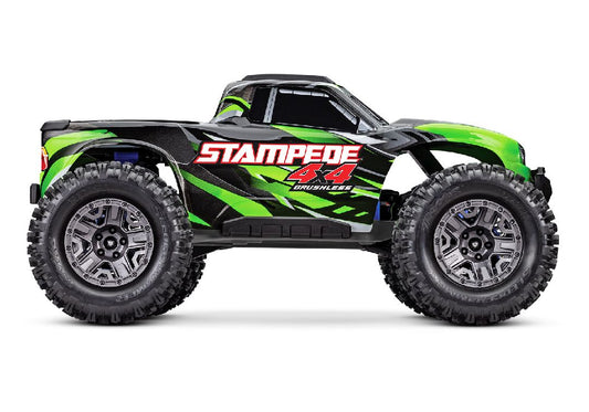 Traxxas Stampede 1/10 4WD BL-2s Brushless Monster Truck RTR GRN TRA67154-4GREEN