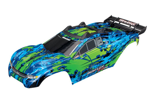 Traxxas Body, Rustler 4X4 VXL, Green TRA6717G