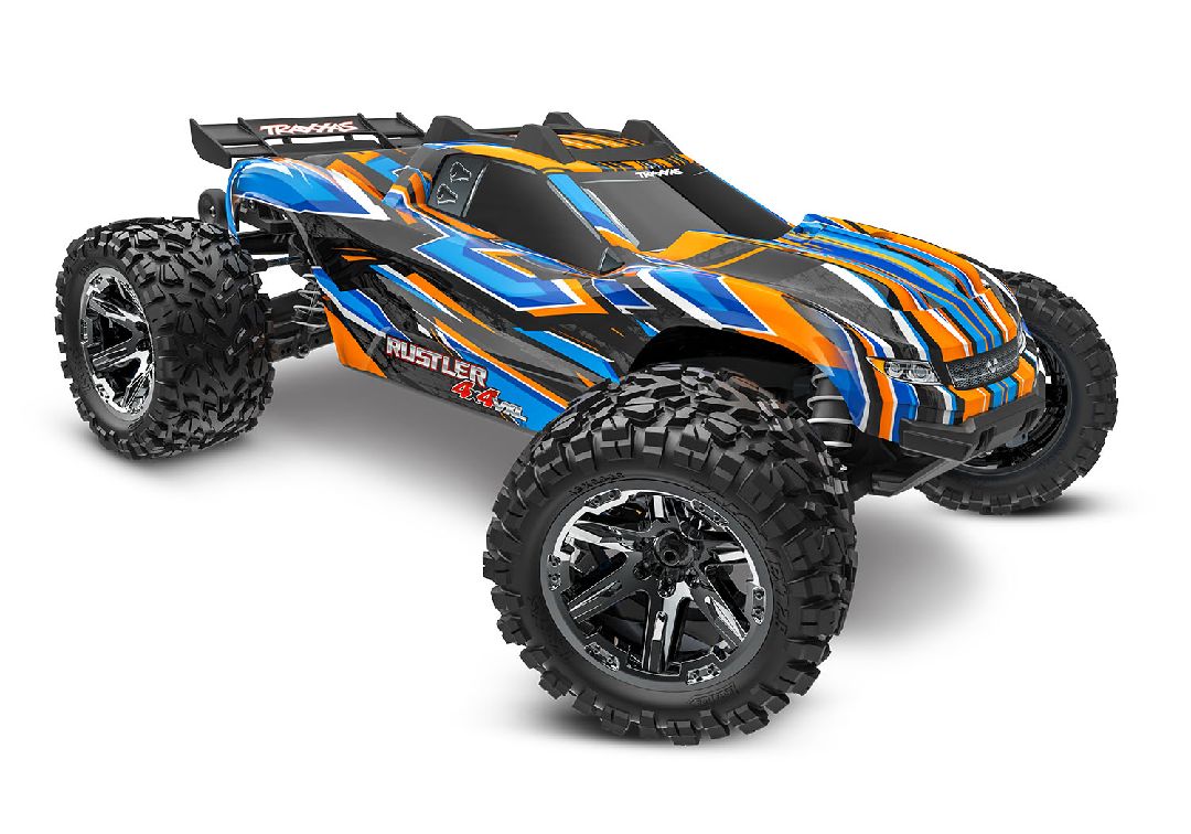Traxxas Rustler VXL Brushless 4X4 1/10 Stadium Truck - Orange TRA67376-4ORANGE