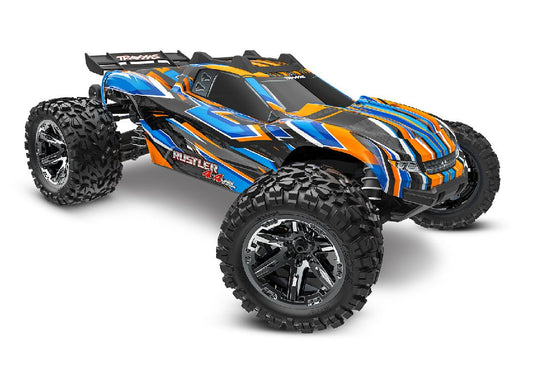 Traxxas Rustler VXL Brushless 4X4 1/10 Stadium Truck - Orange TRA67376-4ORANGE
