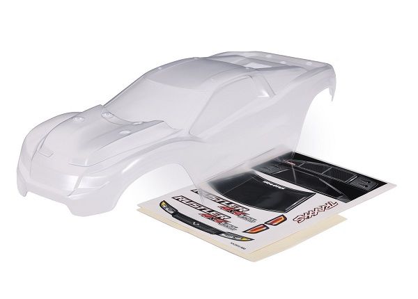 Traxxas Body, Rustler 4X4 (clear, requires painting) TRA6740
