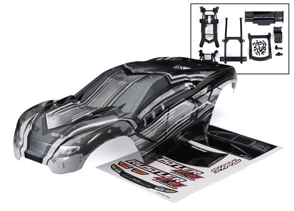 Traxxas Body Rustler 4X4 Prographix (Graphics Are Printed Requires Paint & Final Color