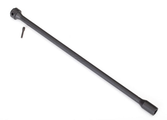 Traxxas Driveshaft, center, plastic, (black)/ screw pin TRA6767