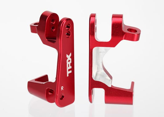 TRA6832R Traxxas Aluminum Caster Block Set (2) (Red)