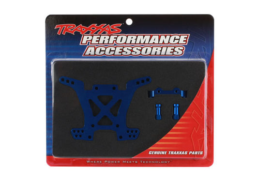 Traxxas Aluminum Rear Shock Tower (Blue) TRA6838X